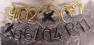 Plaatje van een afgekeurde fles